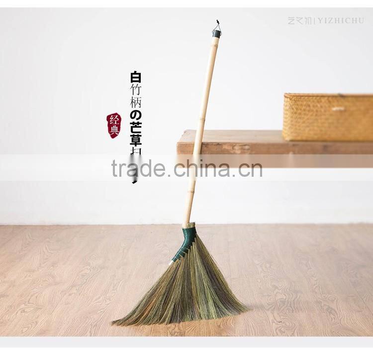 BAMBOO HANDLE SOFT GRASS BROOM