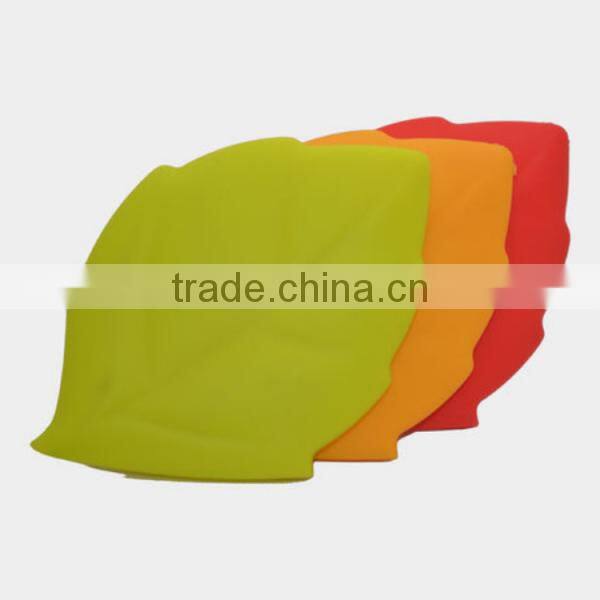 decorative silicone food covers silicone colorful leaf cover