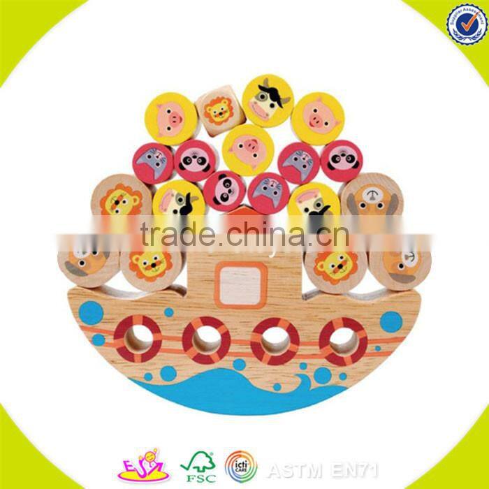 wholesale Wooden Balance game toy for kids,Cheap balance game toy,DIY colorful wooden balance game toys W11F046