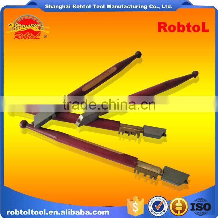 diamond glass cutter wood handle carbide wheel