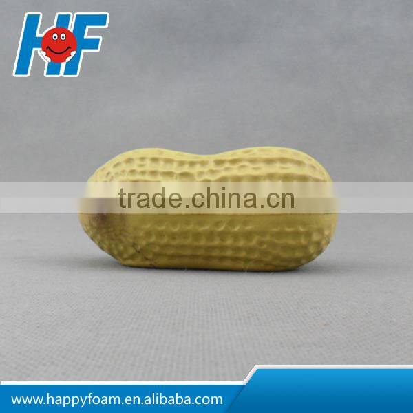pu peanut shape antistress for promotional gifts