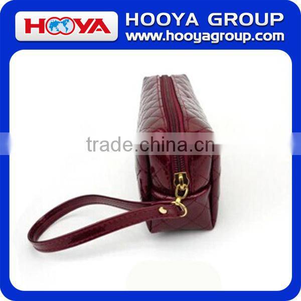 PU Cosmetic Bag/lady bag/Fashion Quited PU Lady Wash Bag