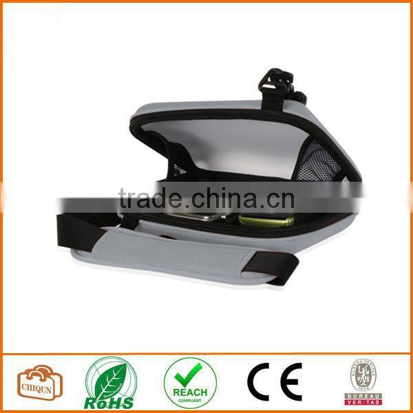 Mini Messenger Bag w/ Built-in Grid-it Organizer Light Gray