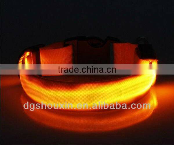 Colorful fashing led light collar