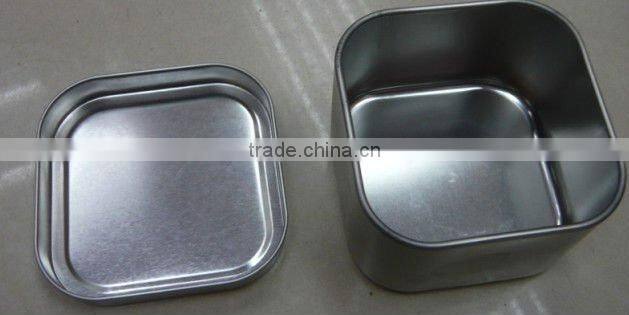 Plain Squre Wax Tin, Wax Box, Candle Tin