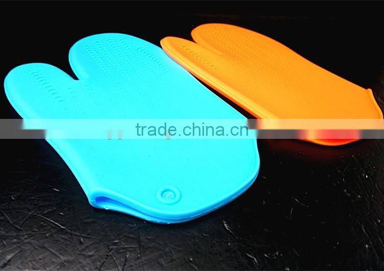 10136 Silicone Heat Resistant Grilling BBQ Gloves for Cooking, Baking