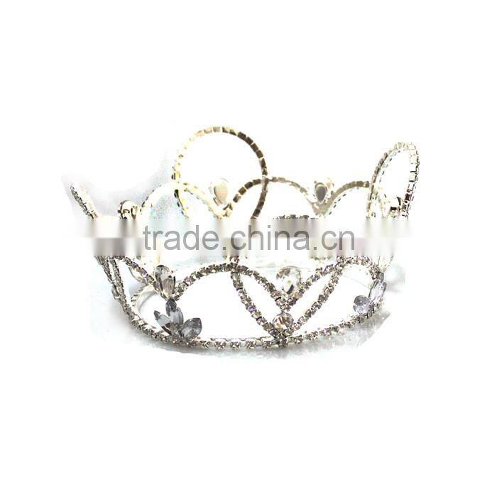 Hair Accessories Miss World headband beauty hair jewelry crown and tiara H172-140