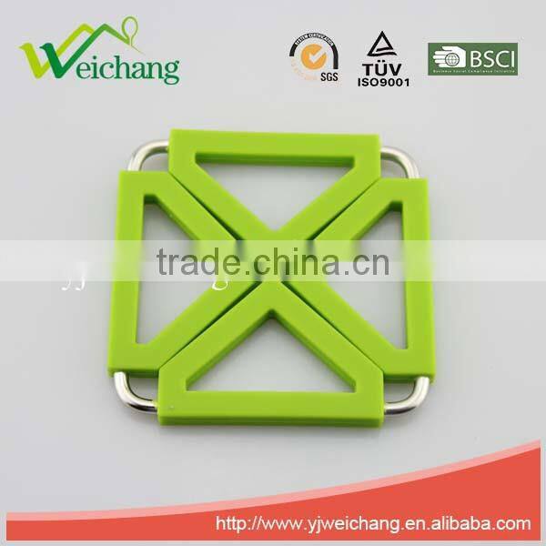 WCJ550Pot Holders, Trivet, Hot Handle Holder, Spoon Rest, Coasters, Eco Friendly, Home Kitchen Gifts, Premium High Quality Red H