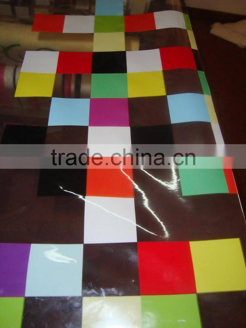 plastic Printed Table cover & Shower curtain Design