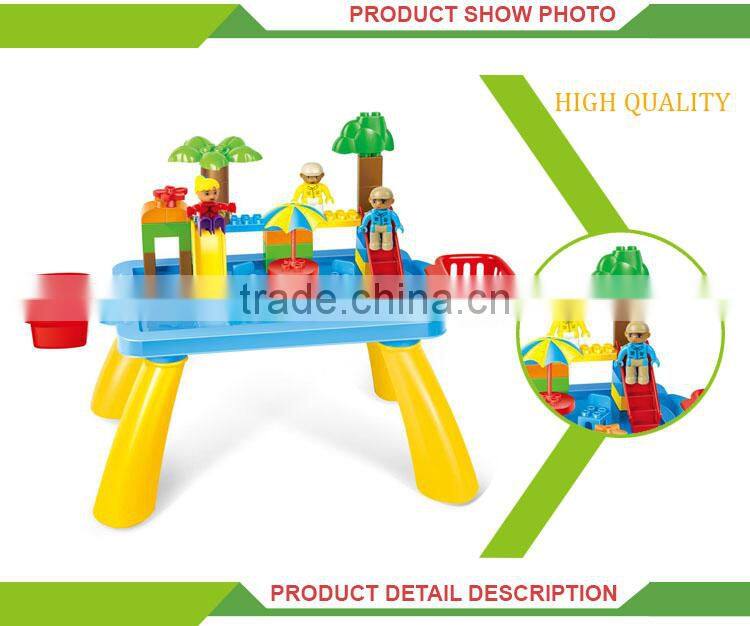 Hot sale intelligent plastic toys folding jigsaw puzzle table