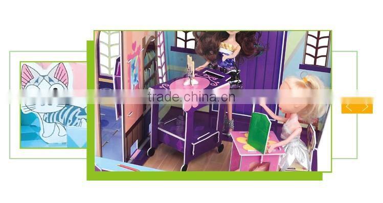 Hot sale children DIY castle toys stereo 3d jigsaw puzzles for adults