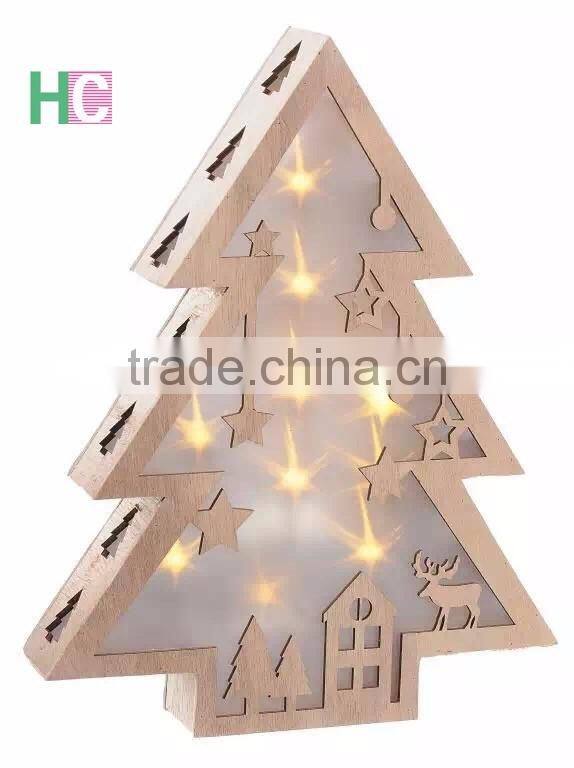 Customized wood christmas laser cut crafts