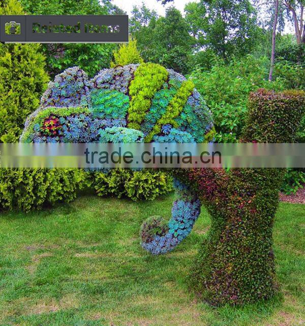 Fake milan grass animal shape made in dongguan for park and graden decoration