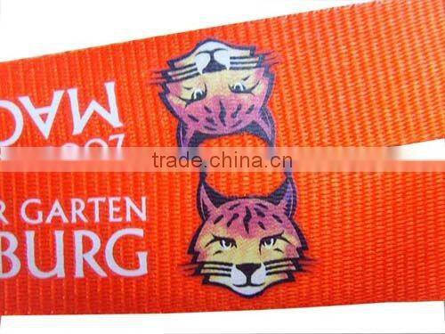 Satin Finishing Sublimation Printing Polyester Lanyard