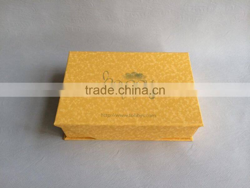 black matte handmade box with magnetic closure