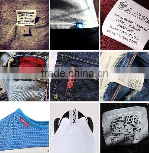 high quality fashion woven patches for clothes