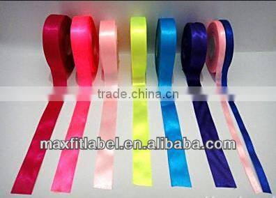 China fashion high quality colorful satin gift ribbons for packing