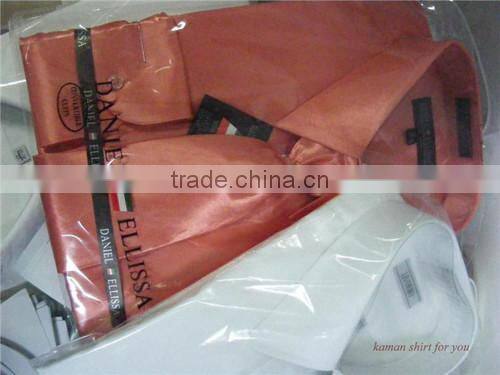 mens satin shirts man solid satin silk dress shirts with tie and handkerchief