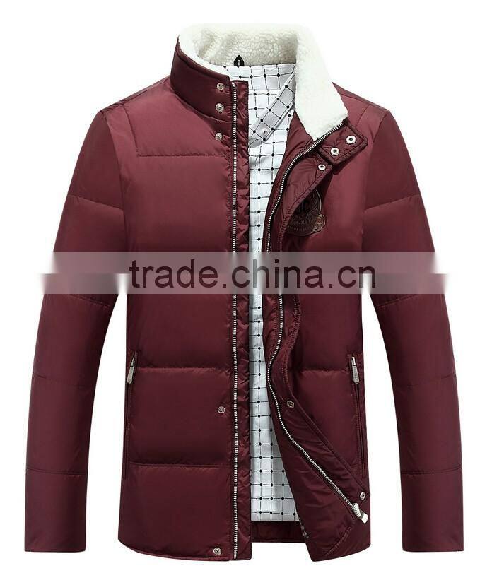 GZY wholesale big quantity down jacket for winters men