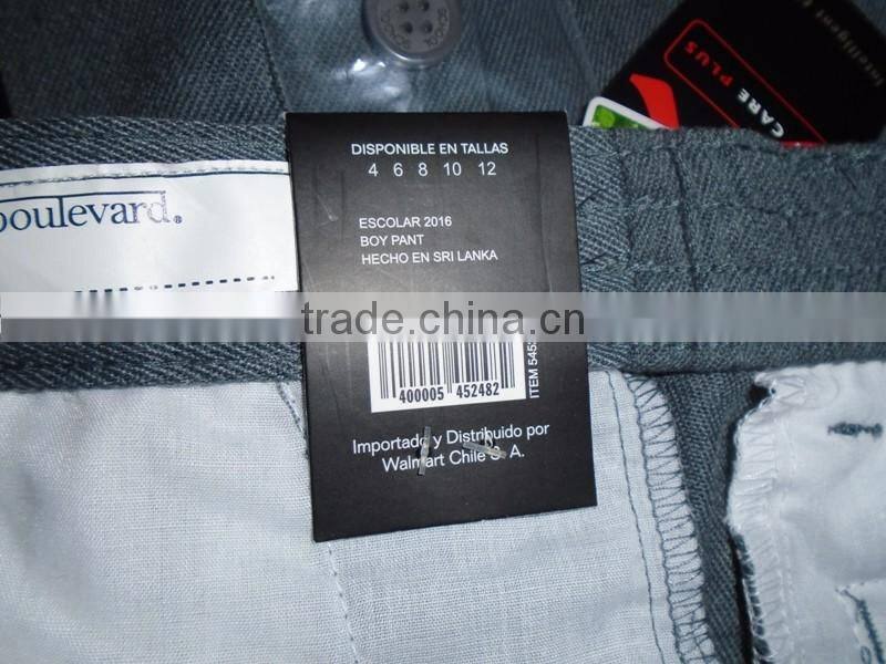 Boys Pant (Garment Stock lots / Apparel Stock / stocklots / Garment Apparel from Sri Lanka)