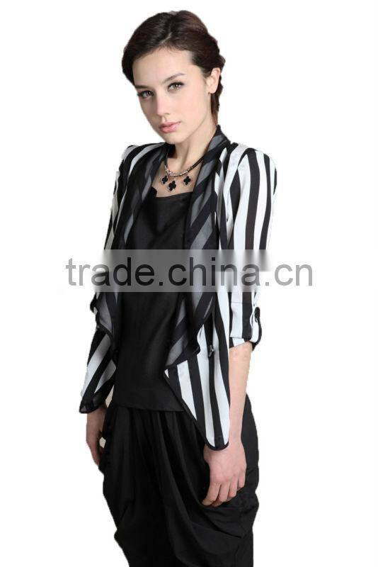 Stylish women zebra suit for wedding tuxedos suit