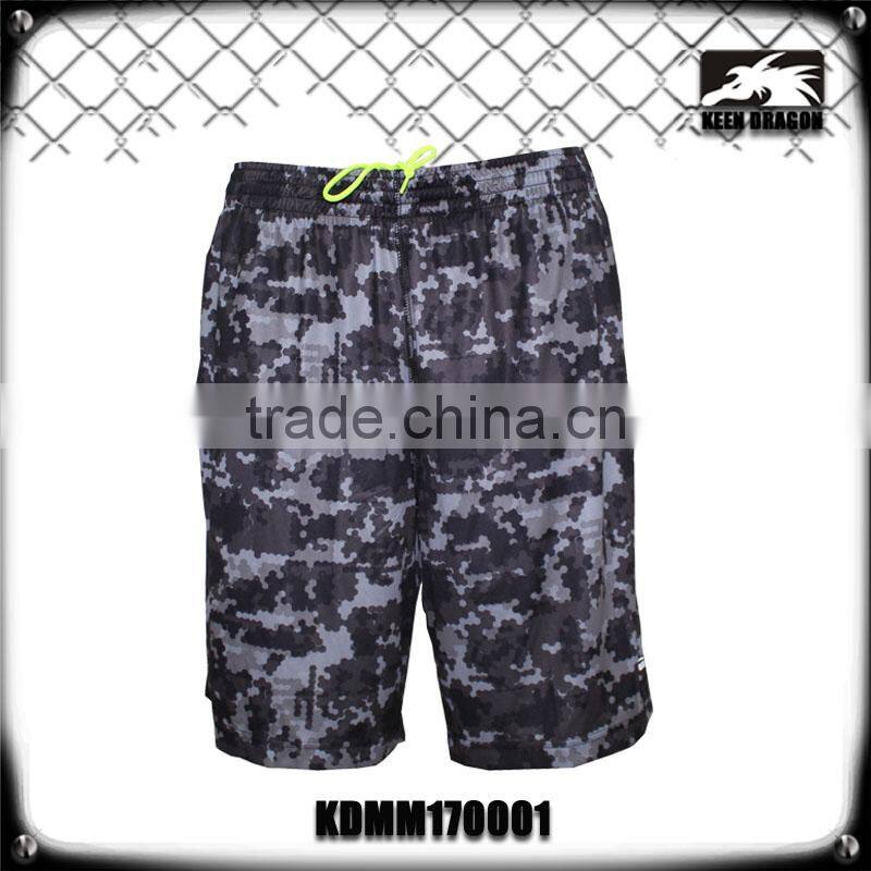4 way stretch quick dry custom camo sweat shorts