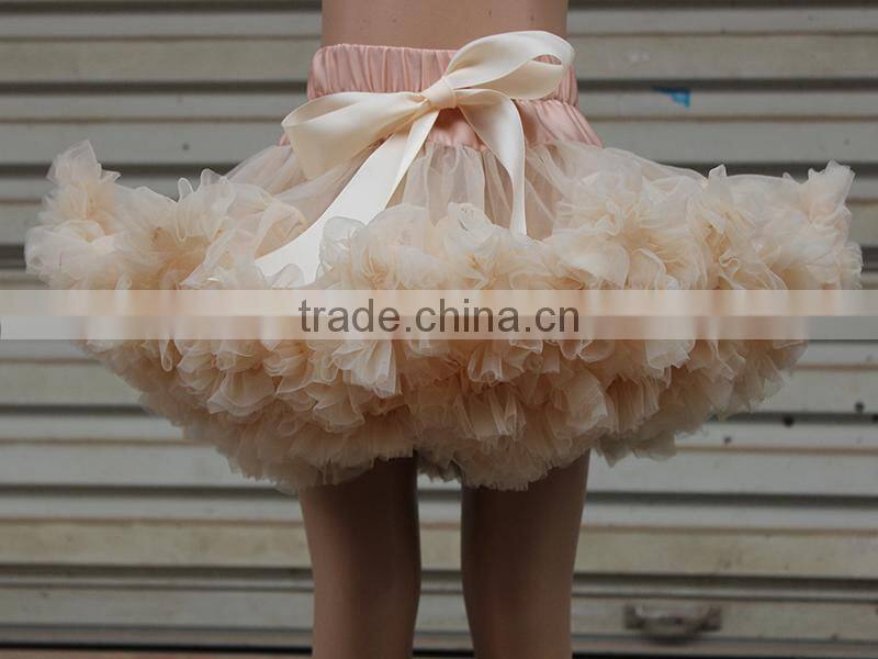 Wholesale Cute Girls Fluffy Ruffle Pettiskirts Baby Chiffon Tutu Dress Skirts Clothing
