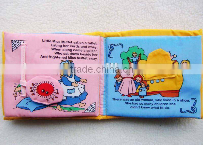 Hot baby and kids pillow story book in China