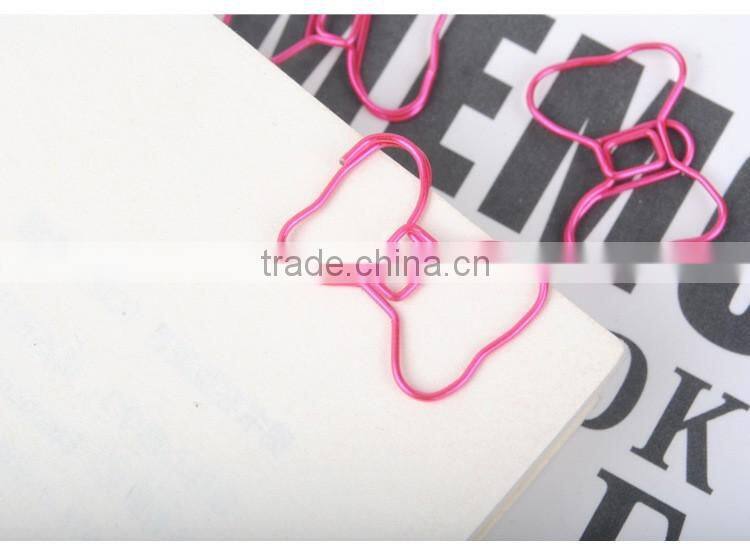 Bowknot shape planner paper clip customizable planner accessories
