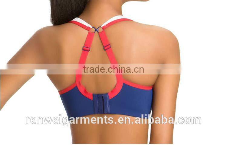 Various colors available OEM and ODM services hot sex women's sport bra