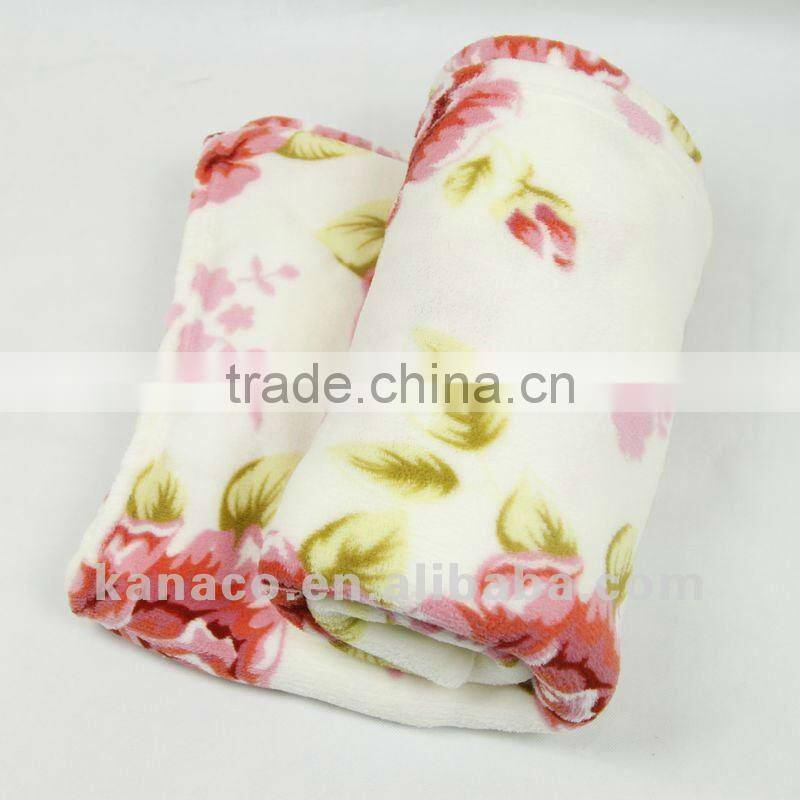 Printed Coral Fleece Blanket(KN-BL-57)