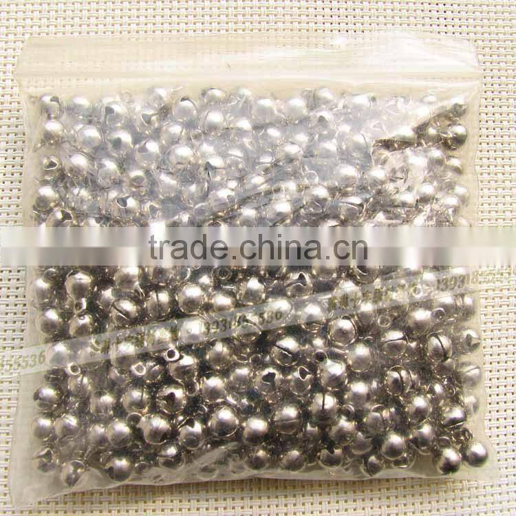 6mm Alloy Small Bells Crafts for Decoration 500 PCS / lot