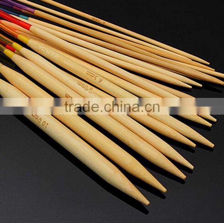 Factory Price 18Pcs/Set 80cm Length Bamboo Circular Knitting Needles For Hand Knitting