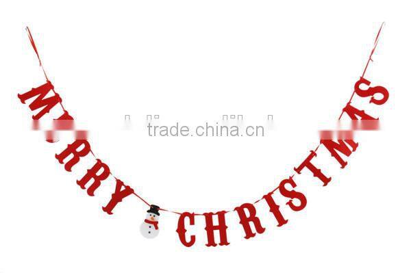 1.2 meter felt Merry Christmas XMAS bunting garland party home decoration gift