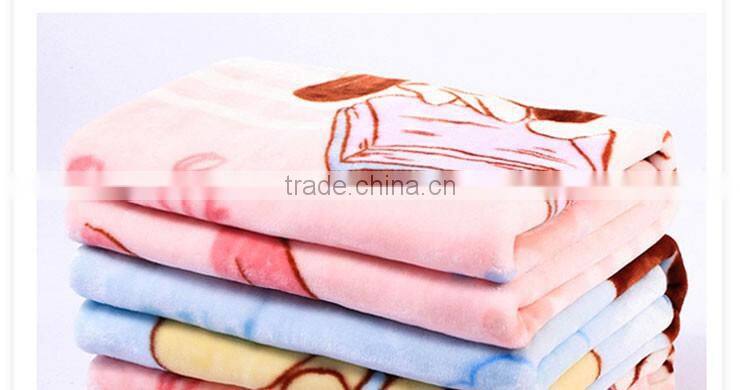 2017 high quality fashion design super soft cloud blanket