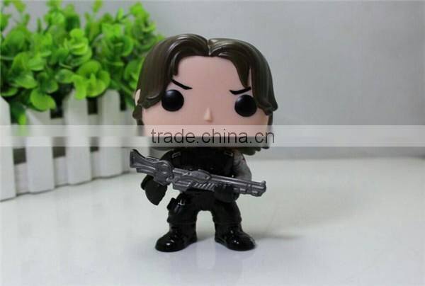 (Top) Hot Movie Captain America 3 action figures, POP figure Black Panther, PVC figures wholesale price