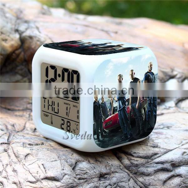 Hot selling Plastic LED alarm clock, Naruto character design digital clock for sale, LED digital alarm clock cheap price