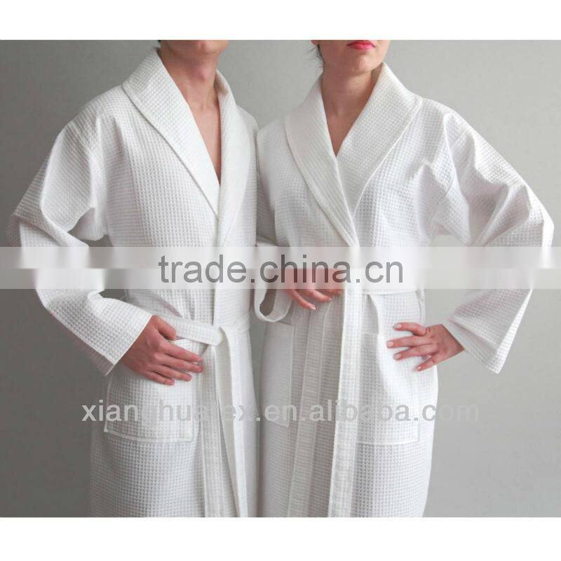 5 star luxury hotel waffle bathrobe