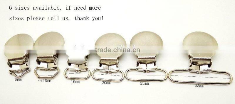 1" Pacifier Suspender Clips Custom Soccer Ball Suspender Clip Mixed Colors