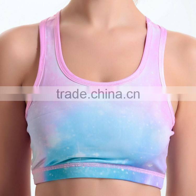 Athletic Fitness Gym Sports Printed Bra Running Yoga Pants Leggings Outfits