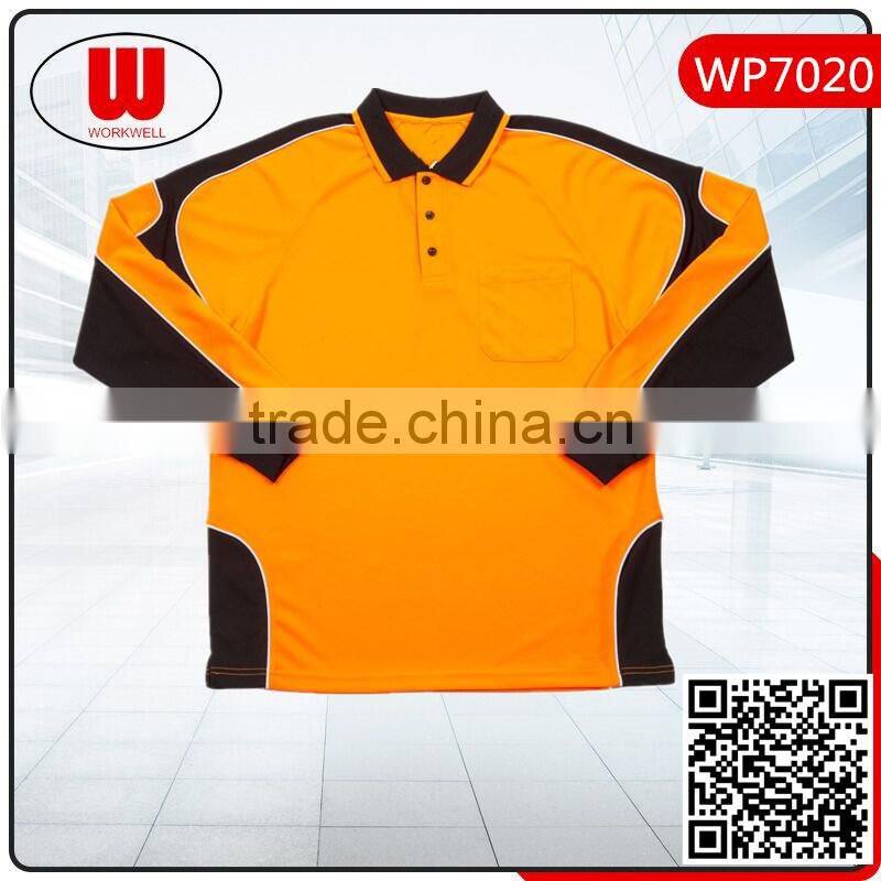 high quality polyester custom polo shirt
