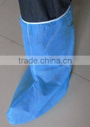 Disposable boot cover with ties