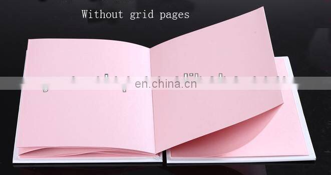 2015 cheap Novel heart design with rose decoration wedding guest book