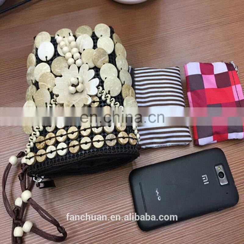 Beige Color Smart Shoulder Coconut Phone Case