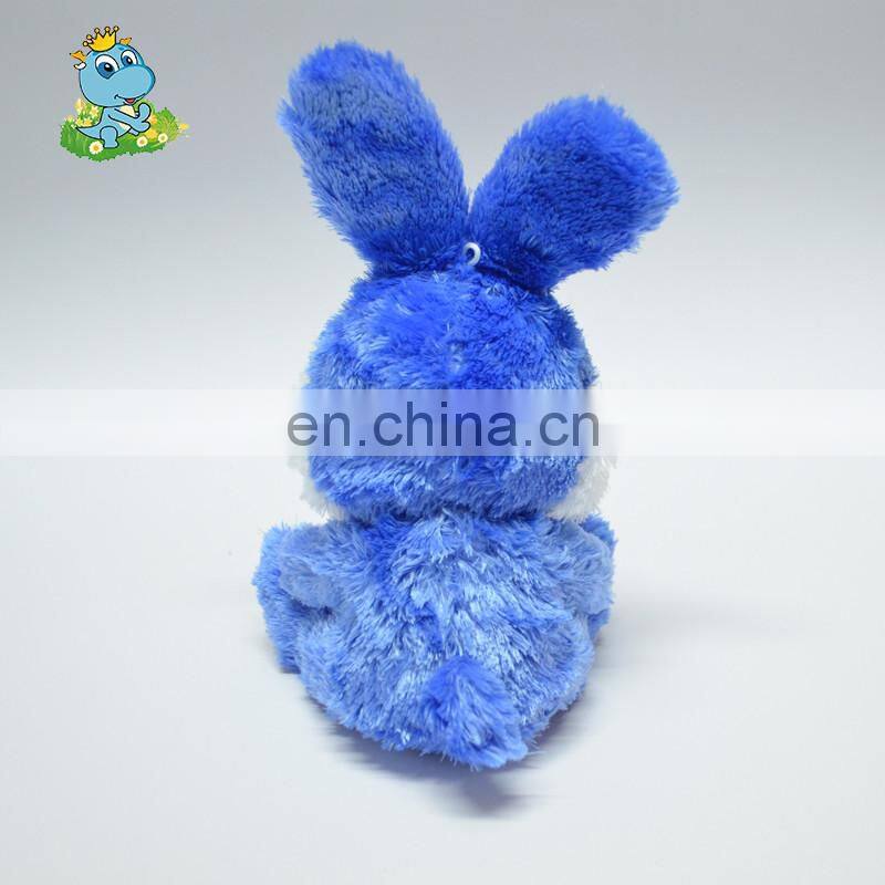 2017 China factory direct stuffed blue rabbit toy,custom plush toy