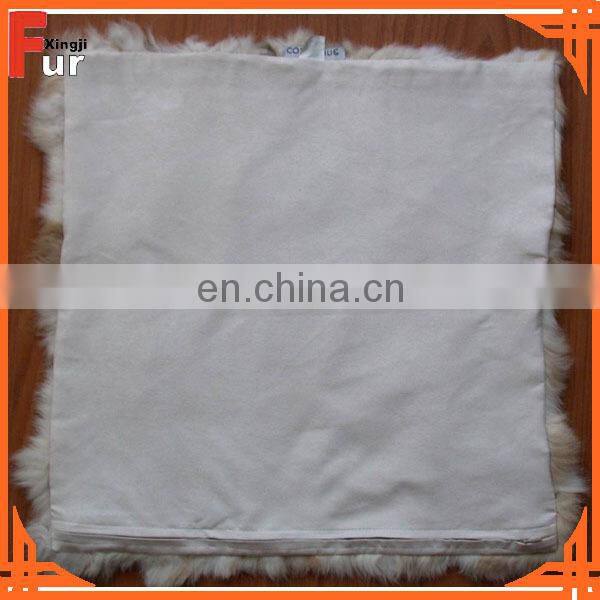 European Grade Rabbit Fur Pillow Fur Cushion