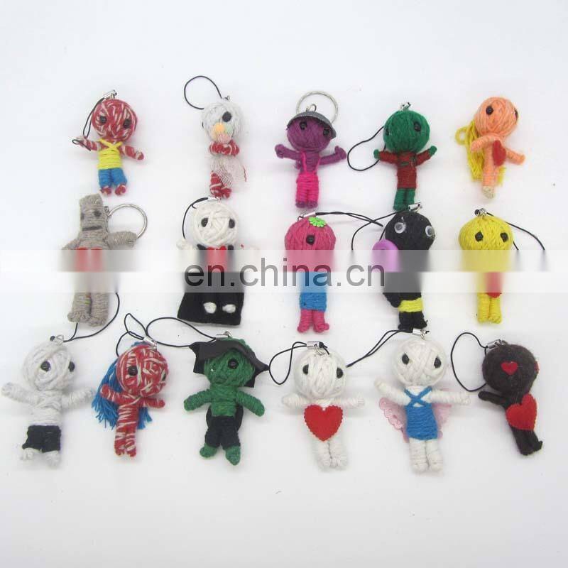 2017 Creative Emoji Voodoo Dolls Key Ring For Halloween