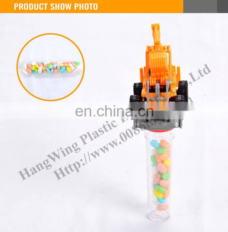 Cheap Promotional Toy Truck Plastic Candy Toys For Kids