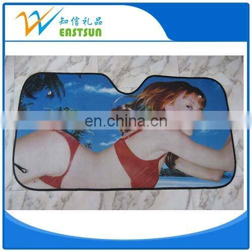 Customize design front window PE bubble car sunshade