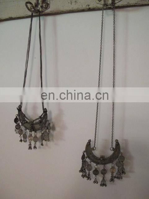 Gypsy Vintage Coins pendant tribal boho necklace